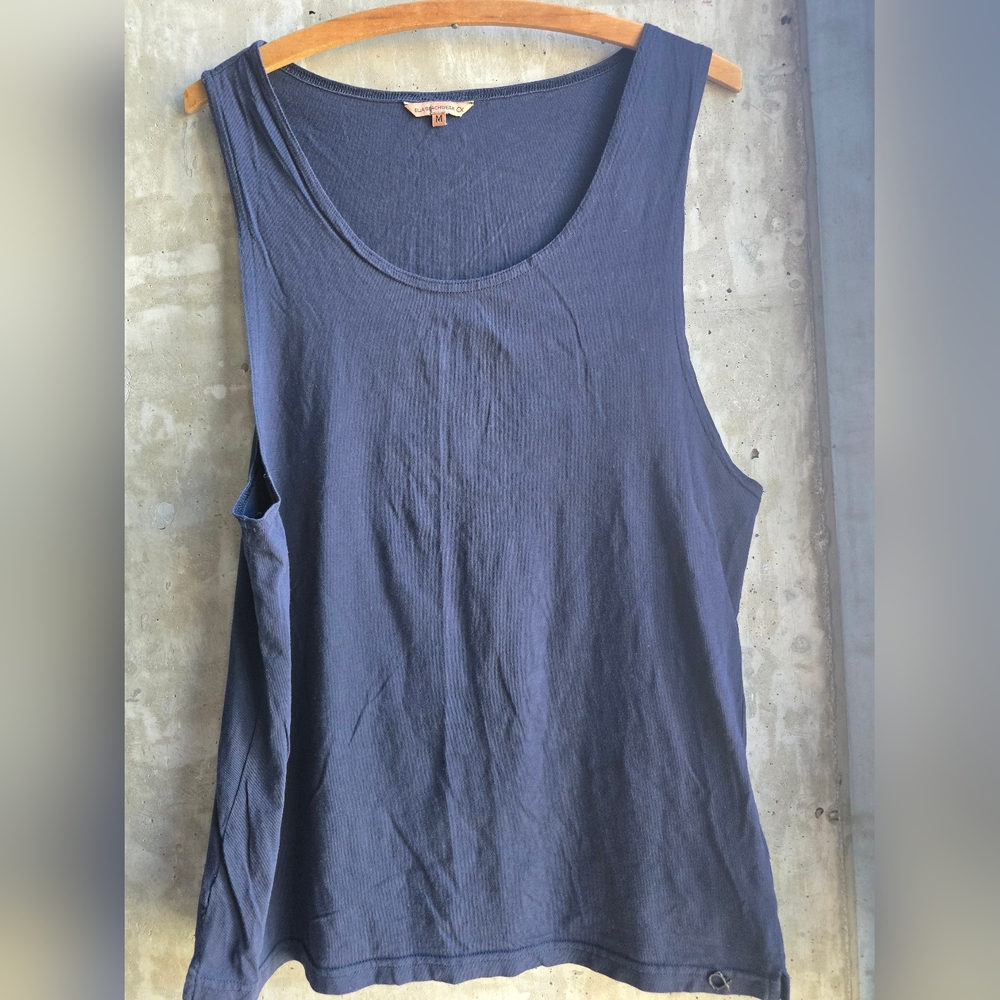 ELIA Beachwear tank, navy blue, size M